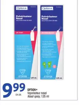 Uniprix OPTION+ Vaporisateur nasal Nasal spray offer