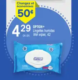 Uniprix OPTION+ Lingettes humides / Wet wipes offer