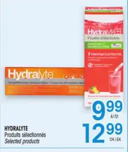 Uniprix HYDRALYTE Produits sélectionnés/ Selected products offer