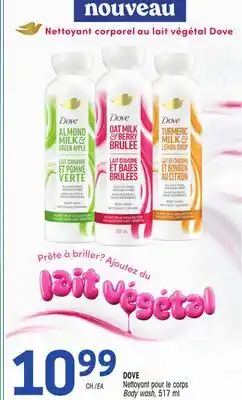 Uniprix DOVE Nettoyant pour le corps / Body wash offer