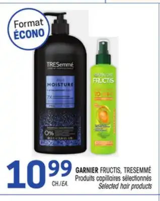 Uniprix GARNIER FRUCTIS, TRESEMMÉ Produits capillaires sélectionnés / Selected hair products offer