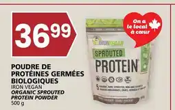 Rachelle-Bery Grocery IRON VEGAN ORGANIC SPROUTED PROTEIN POWDER offer