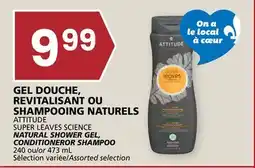 Rachelle-Bery Grocery ATTITUDE SUPER LEAVES SCIENCE NATURAL SHOWER GEL, CONDITIONEROR SHAMPOO offer