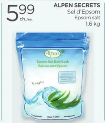 Proxim ALPEN SECRETS Epsom salt offer