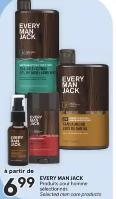 Brunet EVERY MAN JACK Produits pour homme men care offer