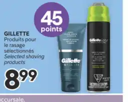 Brunet GILLETTE Produits pour le rasage sélectionnés offer