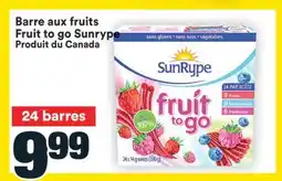 Super C BARRE AUX FRUITS FRUIT TO GO SUNRYPE offer