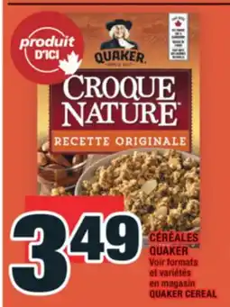 Super C CÉRÉALES QUAKER | QUAKER CEREAL offer