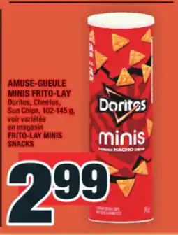 Super C AMUSE-GUEULE MINIS FRITO-LAY | FRITO-LAY MINIS SNACKS offer