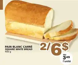 Marches Tradition CARRÉ SQUARE WHITE BREAD offer