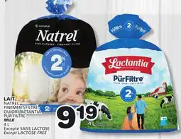 Marches Tradition NATREL FINEMENT FILTRÉ OR LACTANTIA MILK offer