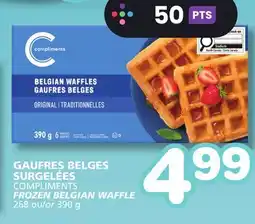 Marches Tradition COMPLIMENTS FROZEN BELGIAN WAFFLE offer