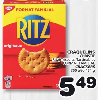 Marches Tradition CHRISTIE Ritz, Triscuits, FORMAT CRACKERS offer