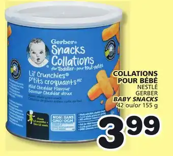 Marches Tradition NESTLÉ GERBER GERBER BABY SNACKS offer