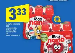 Maxi YOGOURT À BOIRE NANÖ IÖGO | DRINKABLE YOGURT, 6 un offer