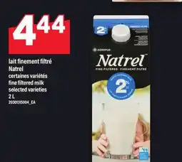 Maxi LAIT FINEMENT FILTRÉ NATREL | FINE FILTERED MILK, 2 L offer