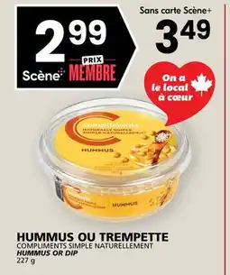 Rachelle-Bery Grocery COMPLIMENTS SIMPLE NATURELLEMENT HUMMUS OR DIP offer