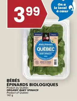 Rachelle-Bery Grocery ORGANIC BABY SPINACH offer