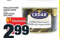 Super C FEUILLES DE VIGNE FARCIES CEDAR | CEDAR STUFFED VINE LEAVES offer