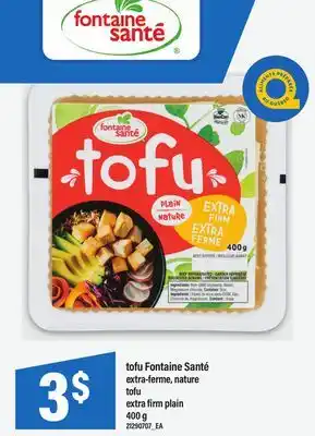 Maxi TOFU FONTAINE SANTÉ | TOFU, 400 g offer