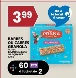 Rachelle-Bery Grocery PRANA GRANOLA BARS OR SQUARES offer