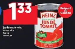 Maxi JUS DE TOMATE HEINZ | TOMATO JUICE, 540 mL offer