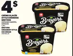 Provigo CRÈME GLACÉE STYLE CRÈMERIE BREYERS, 1,41 L offer