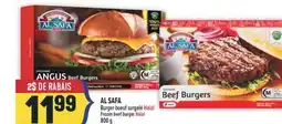 Marché Adonis AL SAFA BURGER BOEUF SURGELÉ HALAL HALAL | AL SAFA FROZEN BEEF BURGER HALAL HALAL offer