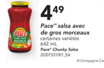 Provigo PACEMD SALSA AVEC DE GROS MORCEAUX, 642 mL offer