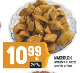 Marché Adonis MAKROUDH AMANDES OU DATTES | MAKROUDH ALMONDS OR DATES offer