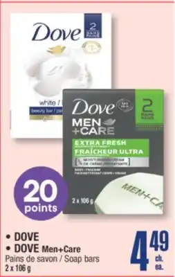 Jean Coutu DOVE • DOVE Men+Care Soap bars offer