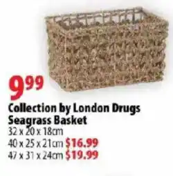 London Drugs Collection by London Drugs Seagrass Basket offer