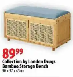 London Drugs Collection by London Drugs Bamboo Storage Bench offer