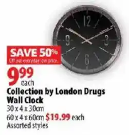 London Drugs Collection by london drugs wall clock offer