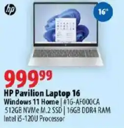 London Drugs HP Pavilion Laptop 16 Windows 11 Home offer