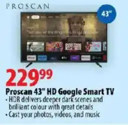 London Drugs Proscan 43" HD Google Smart TV offer