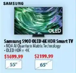 London Drugs Samsung 590D OLED 4K HDR Smart TV offer