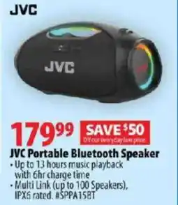 London Drugs JVC Portable bluetooth speaker offer