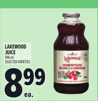 Metro LAKEWOOD JUICE offer