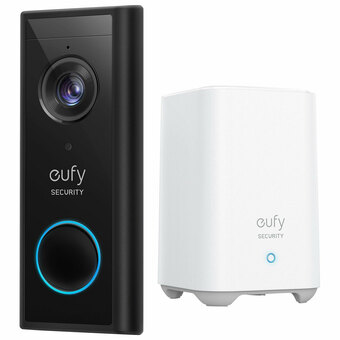 Best Buy eufy 2k Wi-Fi Video Doorbell - Black offer