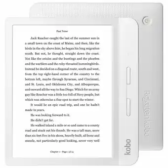 Best Buy Kobo Libra H2O 7" Digital eReader with Touchscreen (N873-KU-WH-K-EP) - White offer