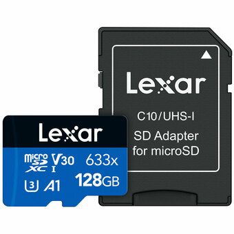 Best Buy Lexar 633x 128GB 100MB/s microSDXC Class 10 Memory Card offer