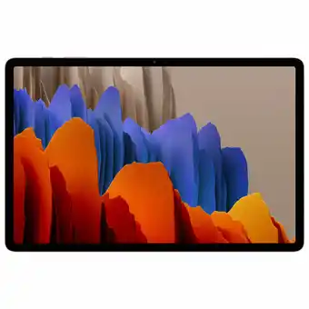 Best Buy Samsung Galaxy Tab S7+ 12.4" 128GB Android Tablet w/ Snapdragon 865 Plus 8-Core Processor - Mystic Bronze offer
