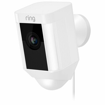 Best Buy Ring Spotlight Wired Outdoor 1080p IP Camera - White offer