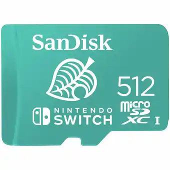 Best Buy SanDisk 512GB 100MB/s microSDXC Memory Card for Nintendo Switch offer