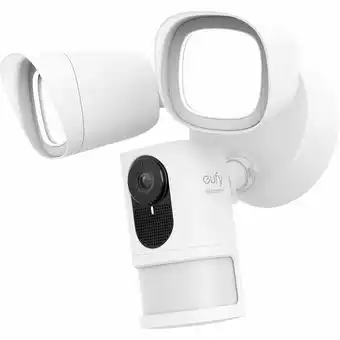 Best Buy eufy Wired Outdoor 1080p Floodlight Camera with 2-Way Audio - White offer