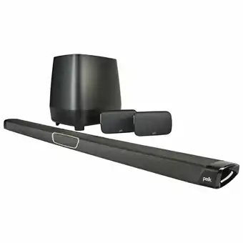 Best Buy Polk Audio MagniFi MAX SR 400-Watt Sound Bar System with Wireless Subwoofer offer