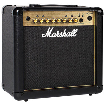 Best Buy Marshall MG Gold 15W Guitar Combo Amp with Digital Effects (MG15GFX) offer