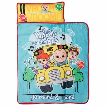 Best Buy CoComelon Nap Mat with Attached Pillow & Blanket offer
