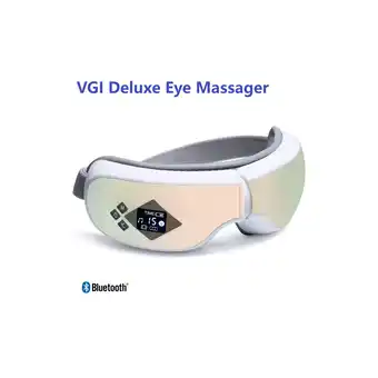 Best Buy VGI Deluxe Electronic Intelligent Air Compression Eye Massager-Pearl White offer